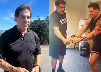 Lou Ferrigno Guides Manganiello Hulk Chest
