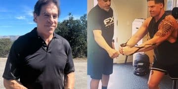 Lou Ferrigno Guides Manganiello Hulk Chest