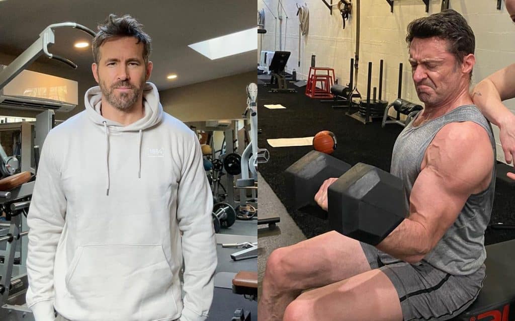 Ryan Reynolds Jackman Training Deadpool 3