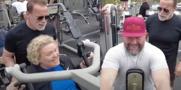 Arnold Schwarzenegger Trains Bert Fortune Feimster