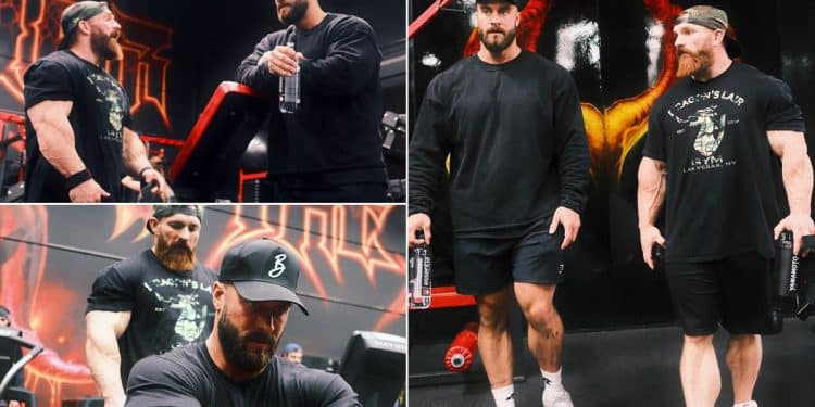 Chris Bumstead And Flex Lewis Back Workout