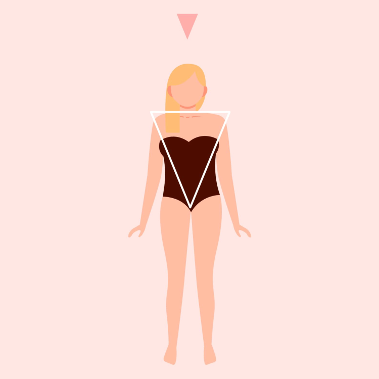 Inverted Triangle Body Shape