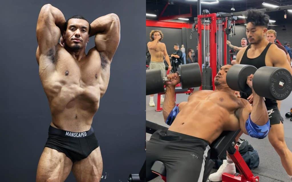 Larry Wheels Dumbbell Shoulder Presses