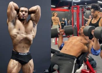 Larry Wheels Dumbbell Shoulder Presses