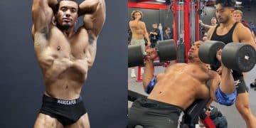 Larry Wheels Dumbbell Shoulder Presses
