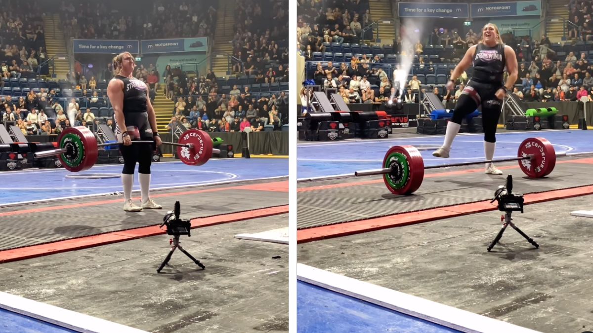 Strongwoman Lucy Underdown Scores 305kg (672.4lb) Kratos Bar Deadlift