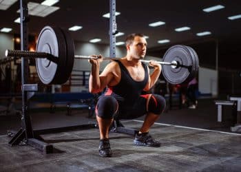 Doing Squats With Barbell