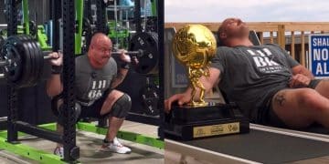 Mitchell Hooper 465lb Squat 20 Reps