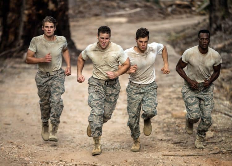 Soldiers Running