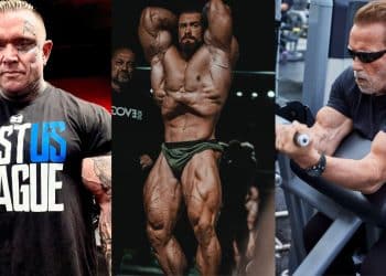 Lee Priest, Chris Bumstead, Arnold Schwarzenegger