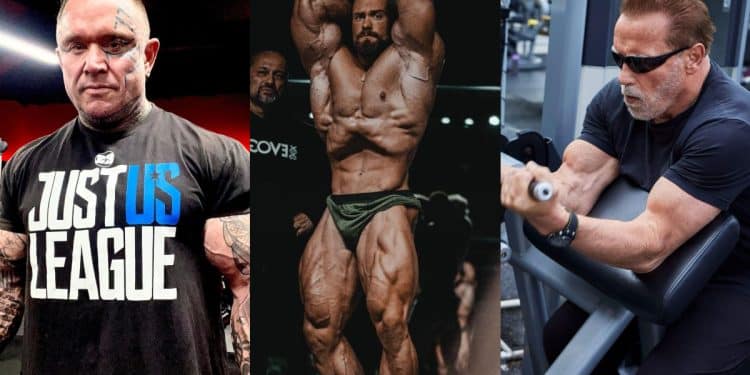 Lee Priest, Chris Bumstead, Arnold Schwarzenegger