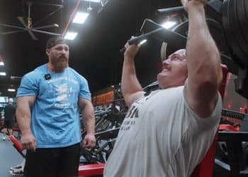 Flex Lewis Trains Mitchell Hooper