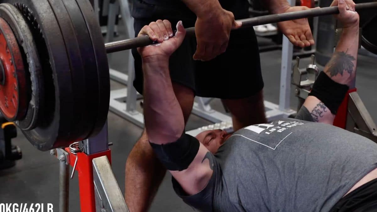 Mitchell Hooper Bench Press