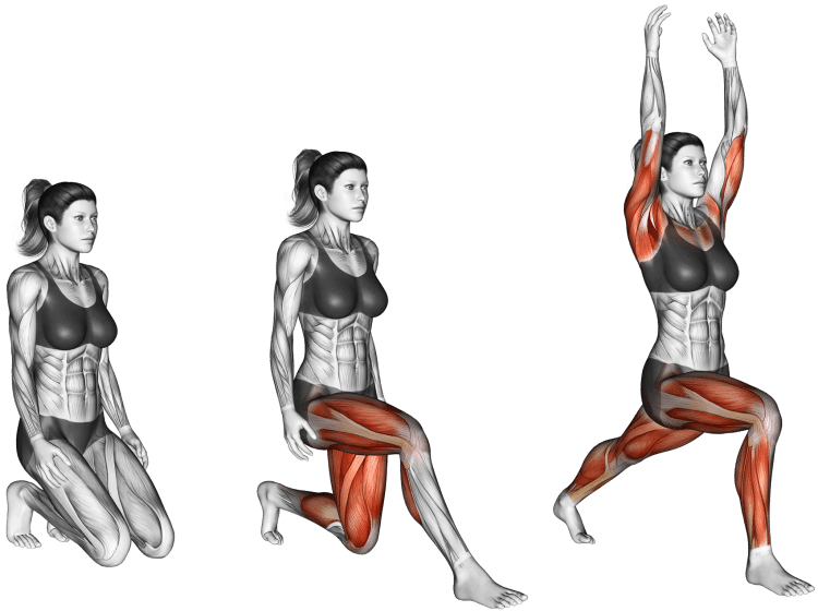 Muscles Worked During Crescent Moon Pose