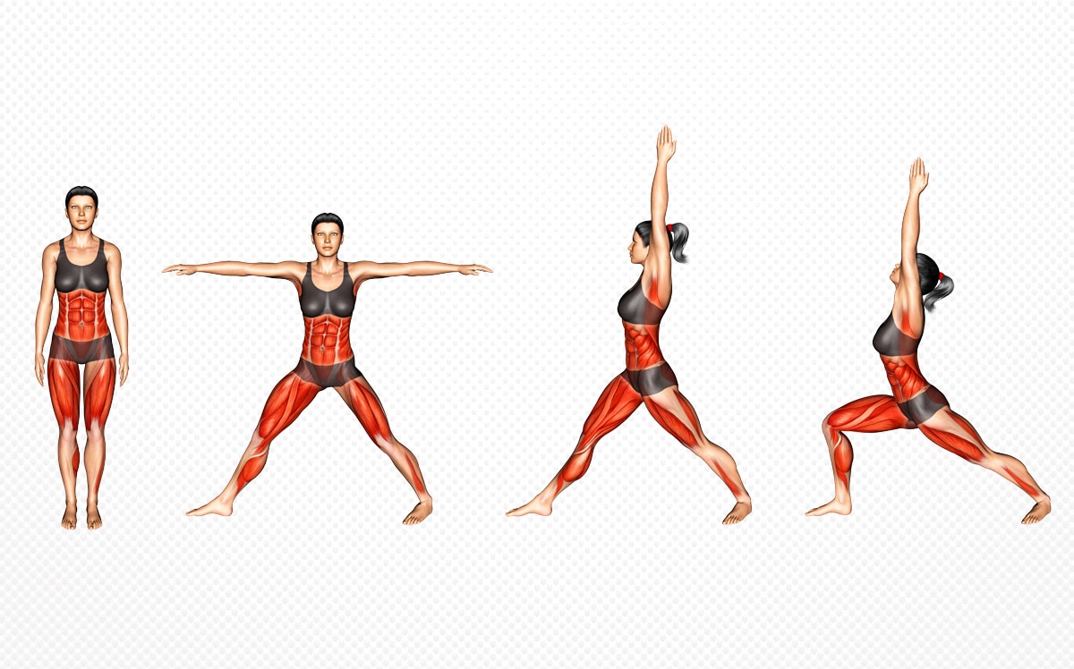Reverse Warrior Pose (Viparita Virabhadrasana): Steps, Benefits - Fitsri  Yoga