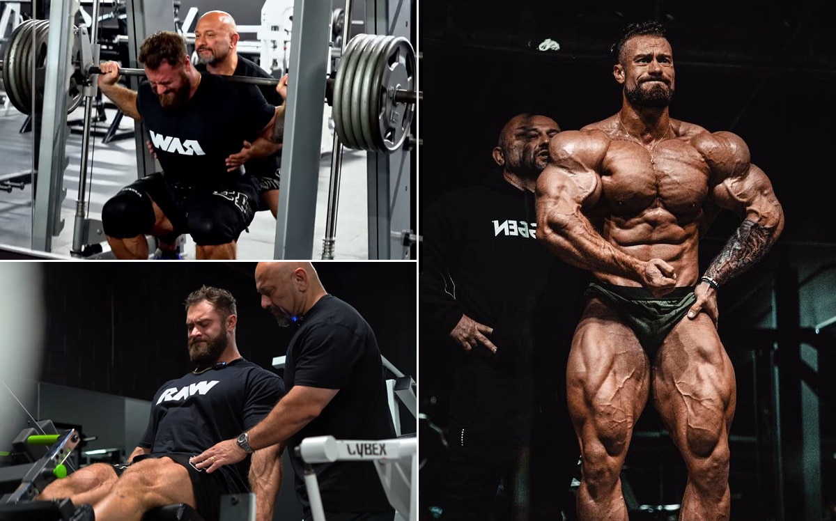 Bodybuilder Chris Bumstead Slays Leg Workout in Prep for 2022 Olympia