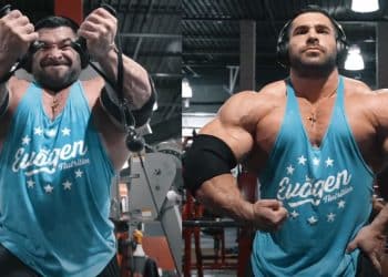 Derek Lunsford Chest Day 2023 Olympia