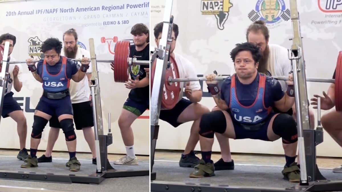 Powerlifter Jonathan Garcia (66KG) Sets 275.5kg (607.4lb) Raw Squat
