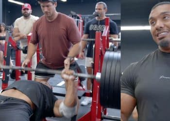 Larry Wheels Bench Press