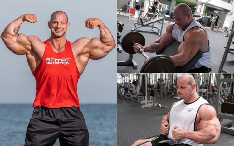 Michal Krizo Back And Biceps Workout