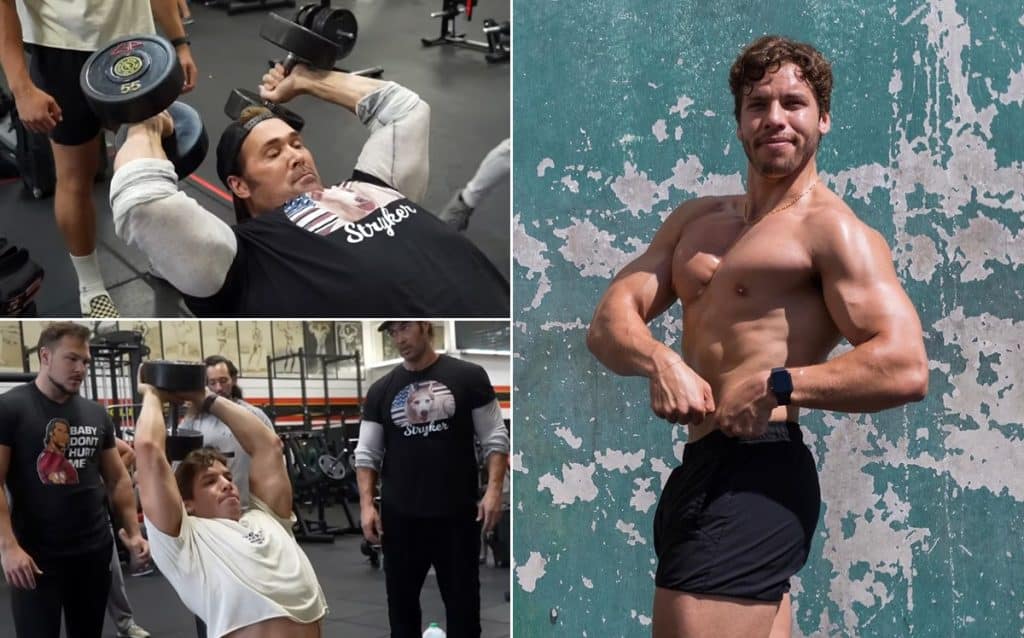 Mike O'Hearn And Joseph Baena Train Arms