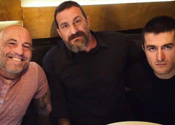 Andrew Huberman with Joe Rogan and Lex Fridman