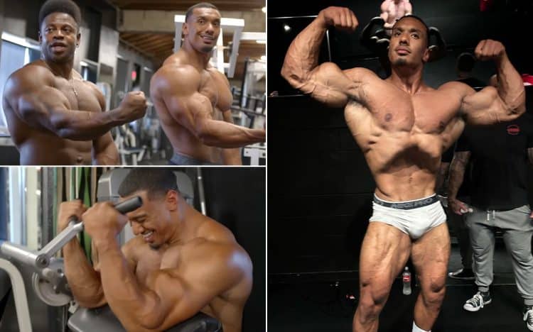 Breon Ansley & Larry Wheels Arms Workout
