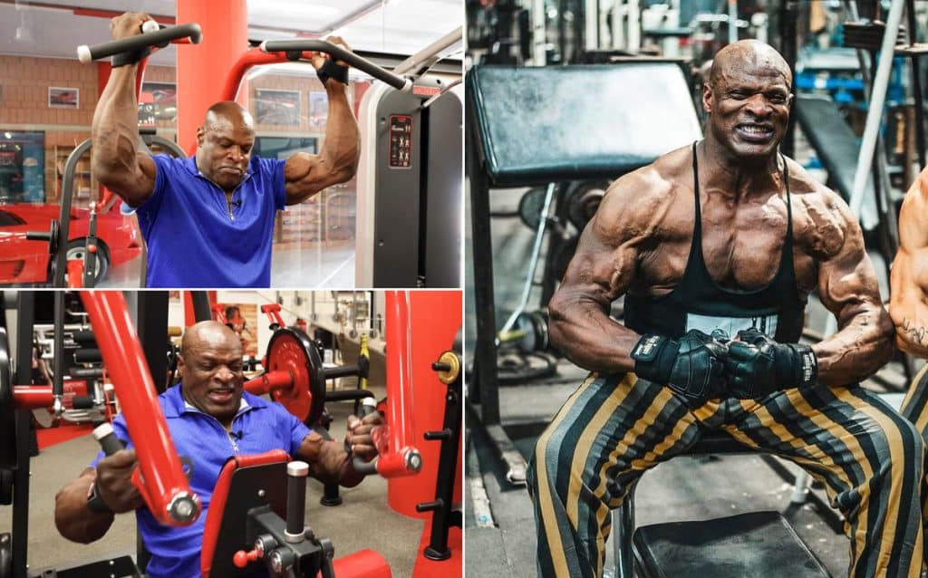 Ronnie Coleman Trains Back