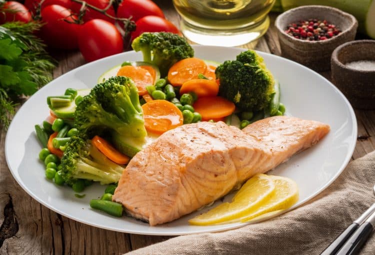 Salmon And Vegetables