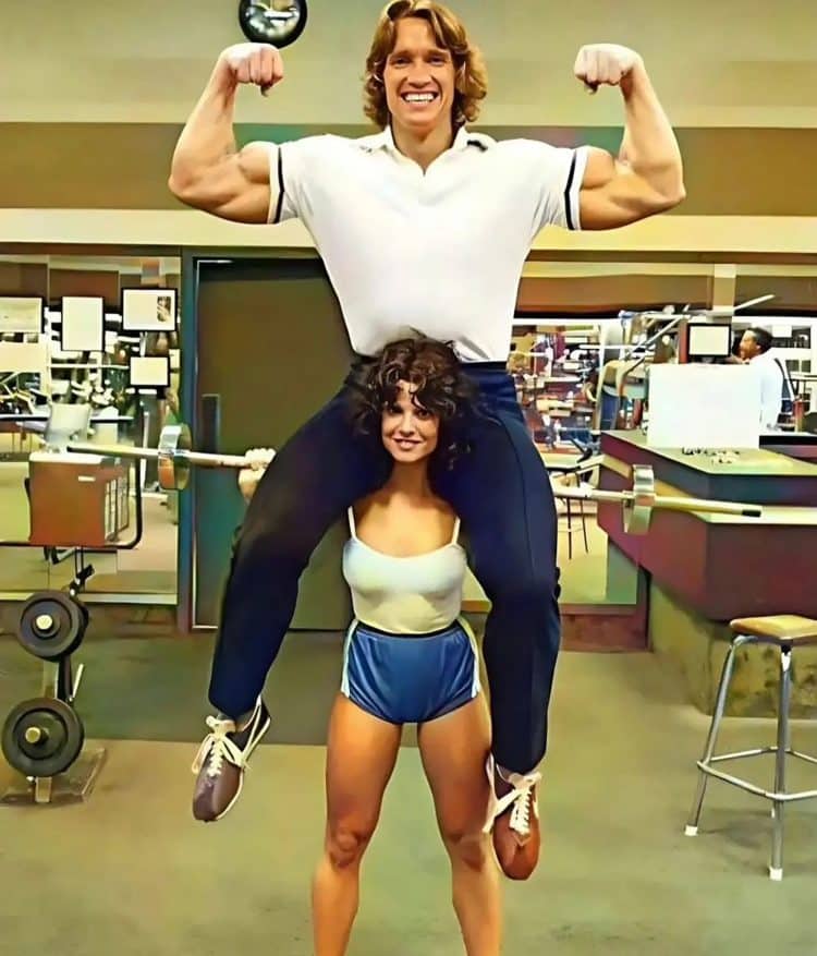 Arnold With Lisa Lyon