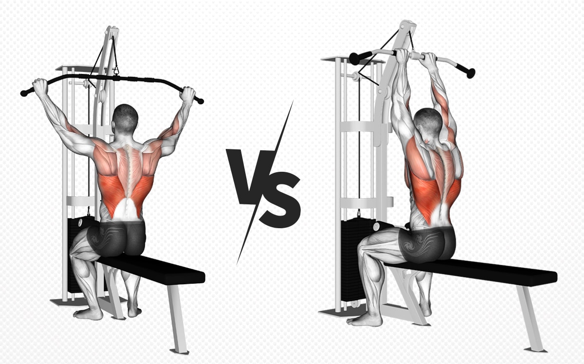 Close Grip Vs Wide Grip Lat Pulldown Target Your Back Muscles 