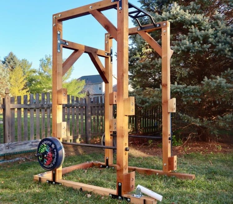 DIY Wood Power Rack