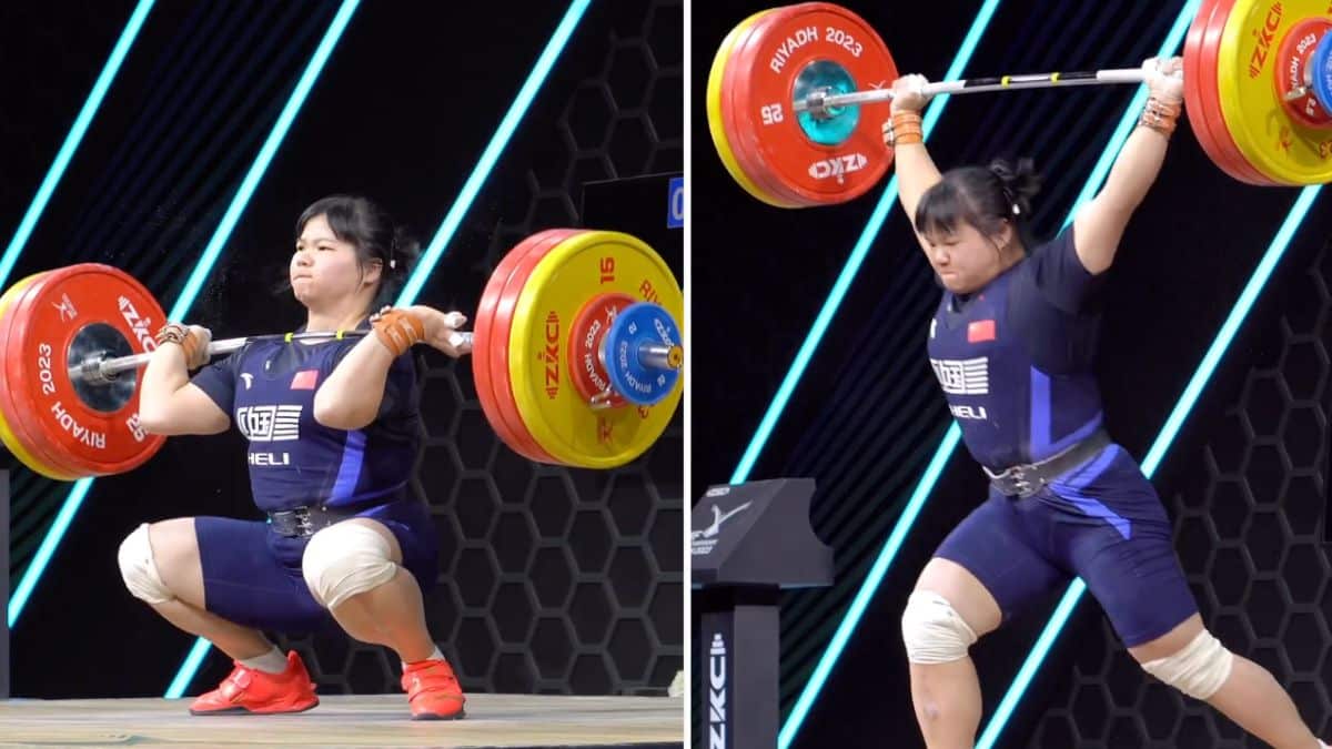 Liang Xiaomei (81KG) Makes History With a 159kg (350.5lb) Clean