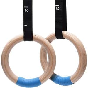 Pacearth Wooden Olympic Gymnastics Rings