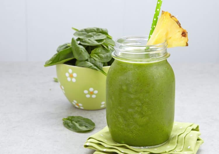 Tangy Pineapple Spinach Juice