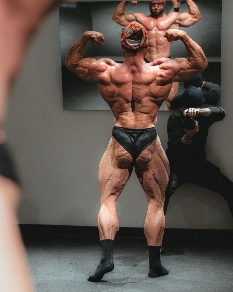 Urs Kalecinski Back Double Biceps Pose