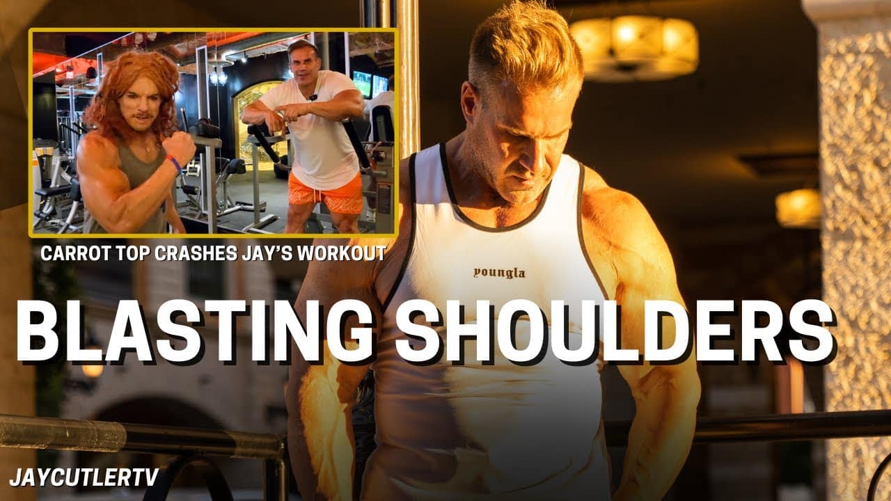 Jay Cutler Shares Advice During Fit for 50 Shoulder and Triceps