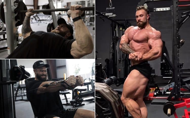 Chris Bumstead Chest Day at New Gym