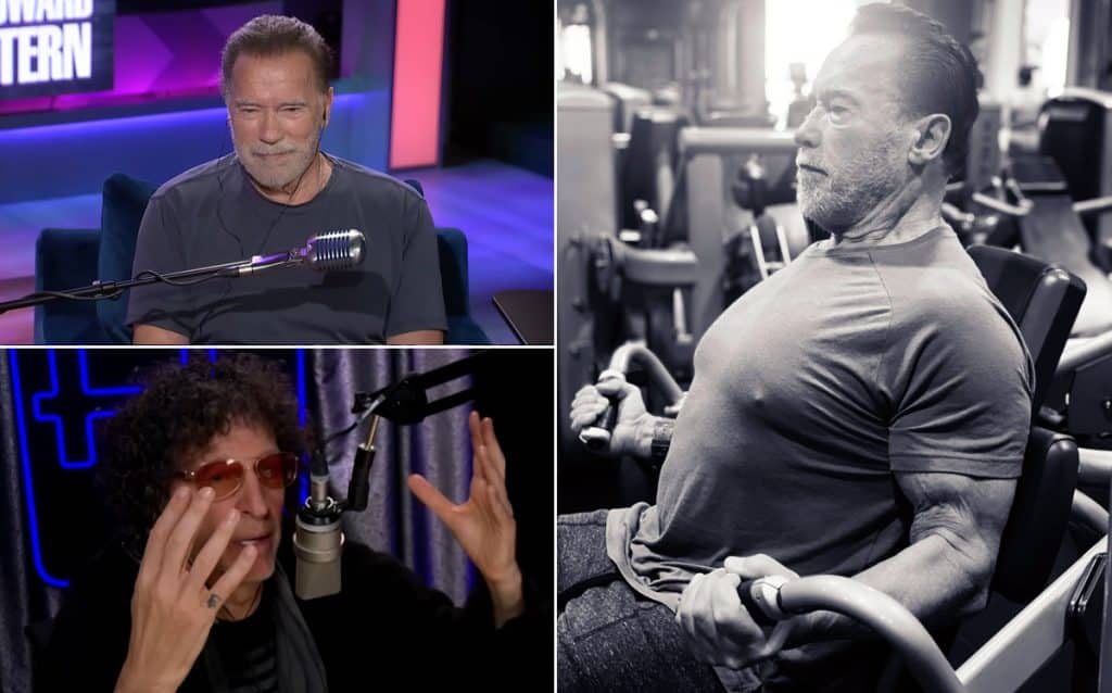 Arnold Schwarzenegger And Howard Stern