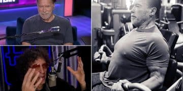 Arnold Schwarzenegger And Howard Stern