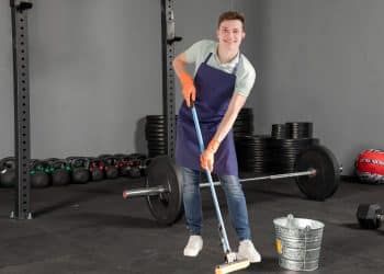 Cleaning Stall Mats In Gym