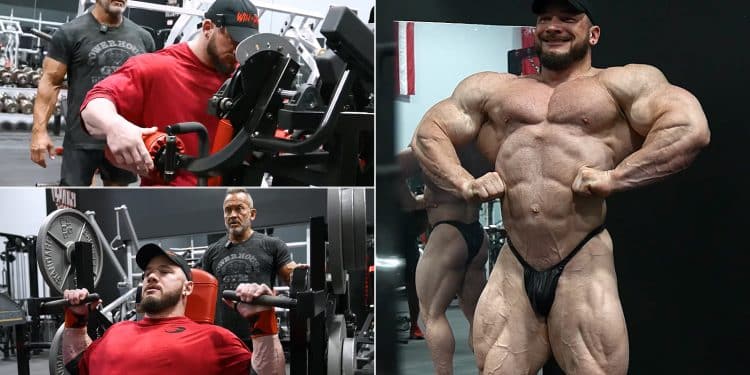 Hunter and Lee Labrada Push Day Workout