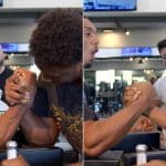 Larry Wheels Snaps Opponent Arm