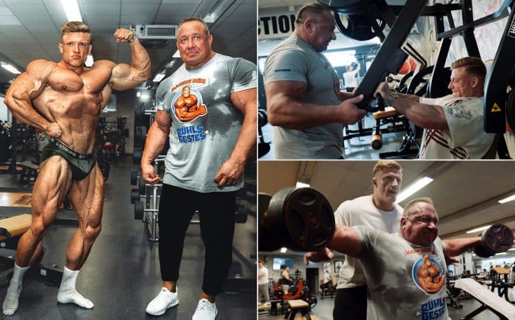 Urs Kalecinski Trains Chest With Markus Ruhl Gives Ripped Physique 