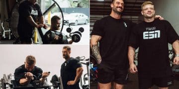 Chris Bumstead & Urs Kalecinski Train Arms