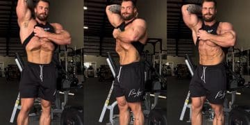 Chris Bumstead Flaunts Small Waist