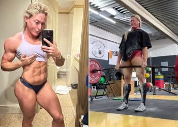 Denise Herber 628lb Raw Deadlift Unofficial World Record