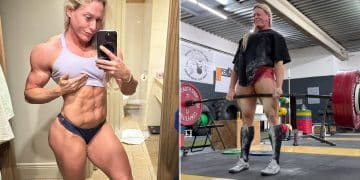 Denise Herber 628lb Raw Deadlift Unofficial World Record