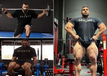 Derek Lunsford Hadi Choopan Leg Workout