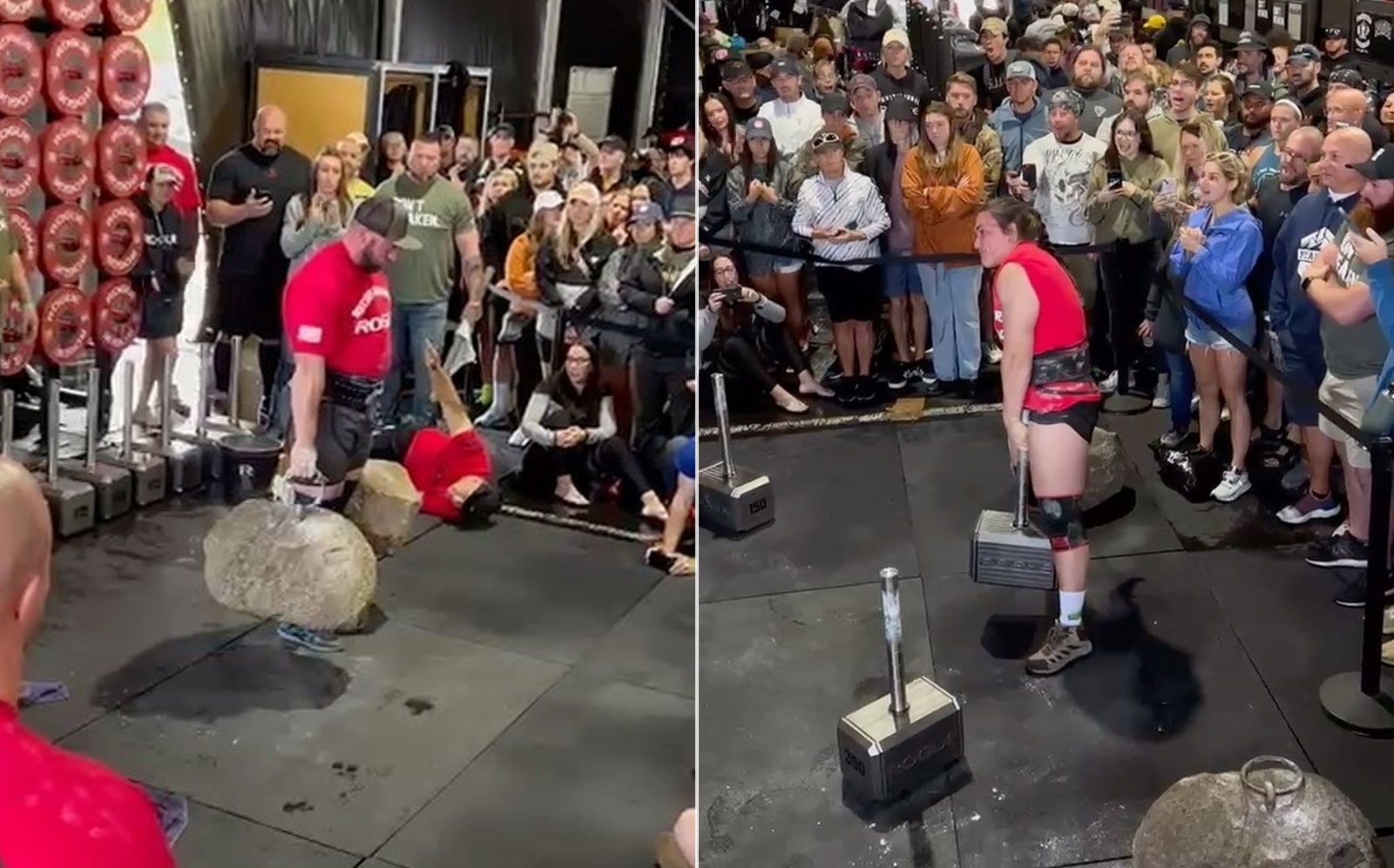 Kevin Faires Breaks Dinnie Stone Replica Hold World Record; Hannah